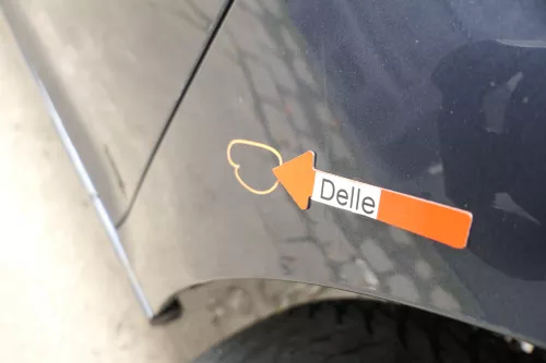 VW Golf 5 V 1K Kotflügel vorne rechts grau blau LC5F (160119)