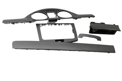 VW Passat 3C CC Mittelkonsole Verkleidung Radio Klappe Abdeckung Dekor irridium