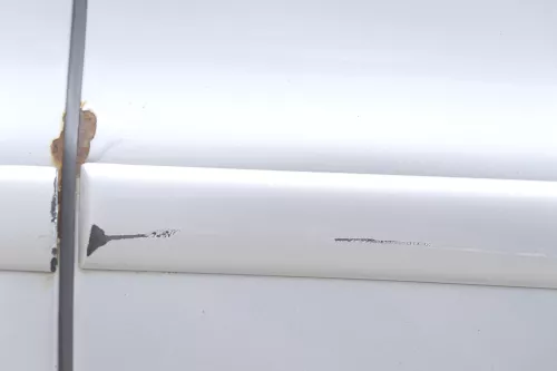 Audi A4 B5 Tür Türblatt hinten links grau silber LY7M Kombi Limo (160169)