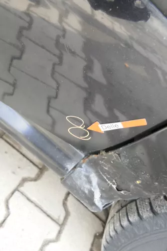 Skoda Octavia 1U Kombi + Limo Tür vorne rechts Beifahrertür schwarz LF9R (160200)