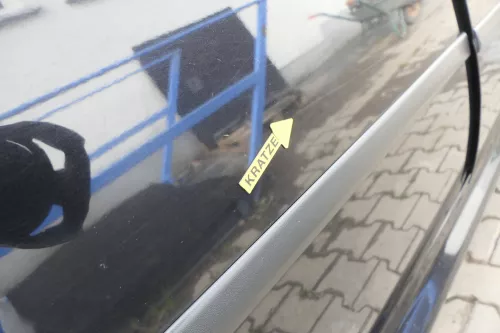 Skoda Octavia 1U Limousine Tür hinten rechts schwarz LF9R - ohne Anbauteile (160201)