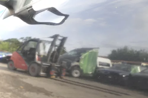 Skoda Octavia 1U Kombi + Limo Tür vorne links Fahrertür schwarz LF9R - ohne Anba (160206)