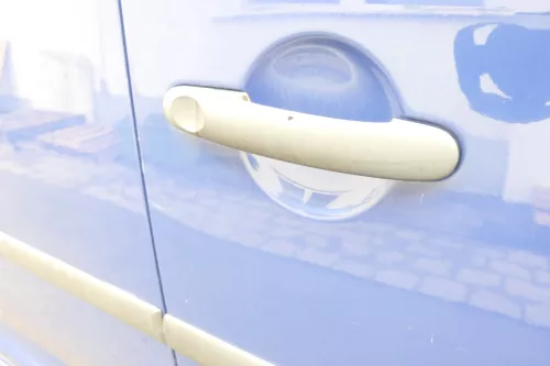 VW Touran 1T3 1T Tür vorne rechts Beifahrertür blau LL5M indienb ohne Anbauteile (160218)