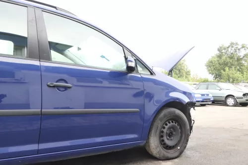 VW Touran 1T3 1T Tür vorne rechts Beifahrertür blau LL5M indienb ohne Anbauteile