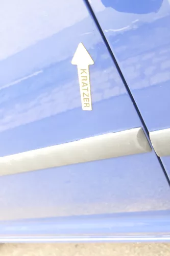 VW Touran 1T3 1T Tür hinten rechts Beifahrerseite blau LL5M - ohne Anbauteile (160219)