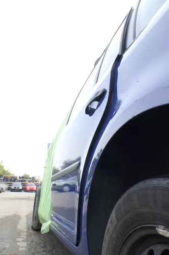 VW Touran 1T3 1T Tür hinten links Fahrerseite blau LL5M - ohne Anbauteile (160220)