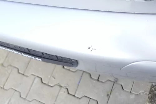 Seat Ibiza 6L Stoßstange Heckstoßstange hinten grau silber LS7N (160244)