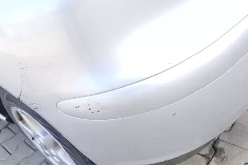 Seat Ibiza 6L Stoßstange Heckstoßstange hinten grau silber LS7N (160244)