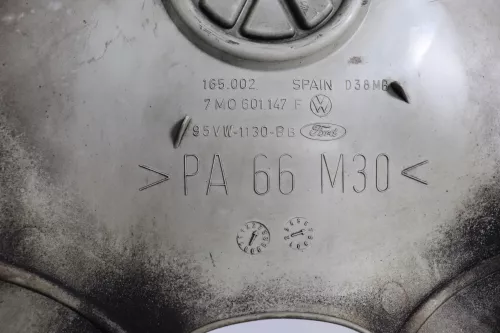 original 4 Stück VW Sharan 7M Radkappe Radzierkappe 15 Zoll 7M0601147F 4 (160288)