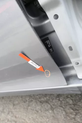 VW Golf 5 V 1K Tür vorne links Fahrertür 4/5-Türer grau LA7T un nur TÜRBLATT  (160307)