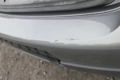 VW Golf 5 1K Limousine Stoßstange hinten Heckstoßstange grau LA7T united (160308)