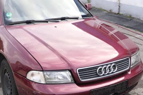 Audi A4 B5 Motorhaube Haube Klappe vorne rot braun LZ3L bis ca. Bj. 1999 (160320)