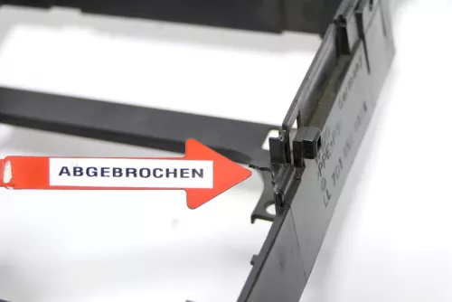 VW T4 Rahmen um Aschenbecher Abdeckung Mittelkonsole Verkleidung 7D1858089G (160358)