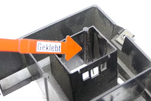 VW T4 Rahmen um Aschenbecher Abdeckung Mittelkonsole Verkleidung 7D1858089G (160358)