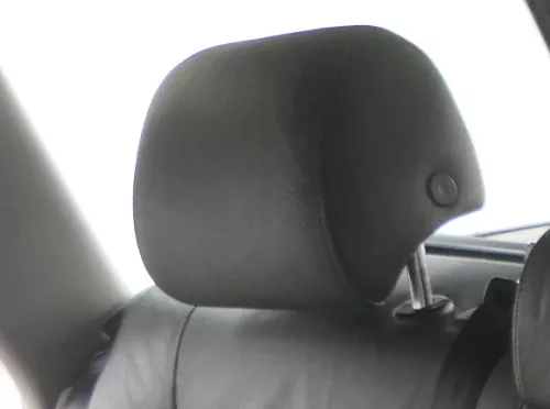 Audi A4 B6 8E Kopfstütze hinten links Leder schwarz soul