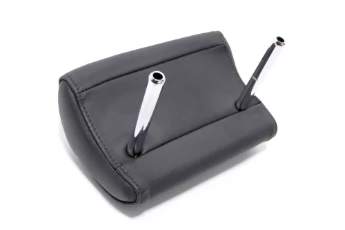 Audi A4 B6 8E Kopfstütze hinten in der Mitte schwarz soul Leder (160420)