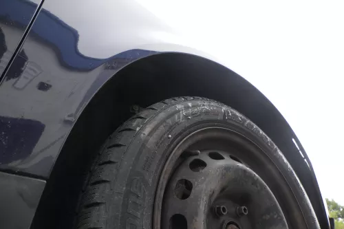 Audi A4 8E B6 Kotflügel vorne rechts blau LZ5L - Dellen (160436)