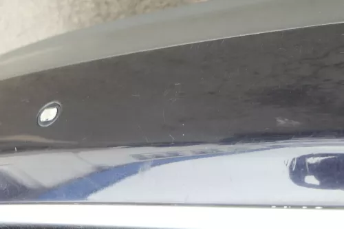 Audi A4 8E B6 Kombi Avant Stoßstange hinten mit Spoiler blau LZ5L PDC (160440)