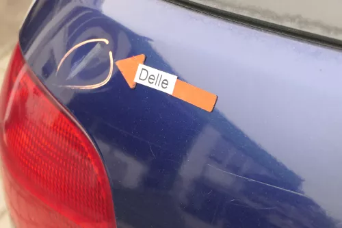 Aud A4 B5 Heckklappe hinten Klappe Kofferraumklappe Kombi blau LZ5K Scheibe (160451)