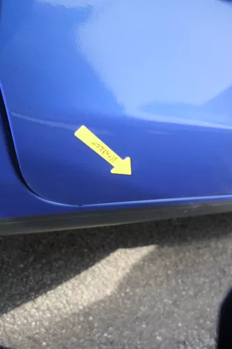 VW Polo 9N 9N3 Tür hinten rechts 4/5-Türer blau LA5M (160516)