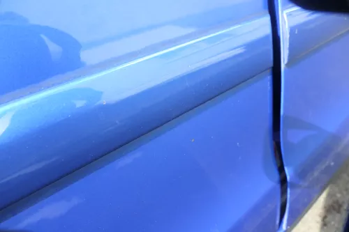 VW Polo 9N 9N3 Tür hinten rechts 4/5-Türer blau LA5M (160516)