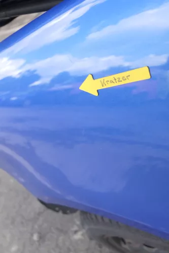 VW Polo 9N Kotflügel vorne links blau LA5M bis ca.Bj.2004 (160520)