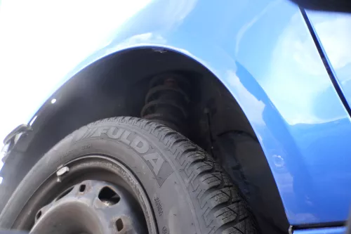 VW Polo 9N Kotflügel vorne links blau LA5M bis ca.Bj.2004 (160520)