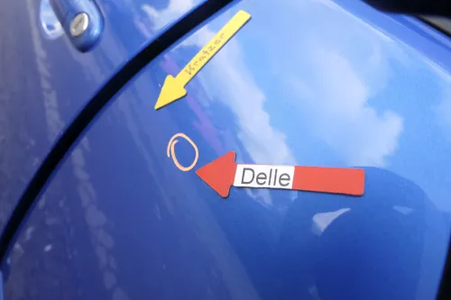 VW Polo 9N 9N3 Tür hinten links 4/5-Türer blau LA5M (160522)