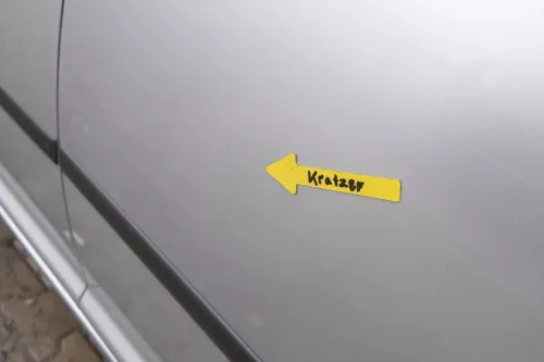 VW Golf 4 Limousine Tür hinten links silber LA7W (KEINkombi) (160621)