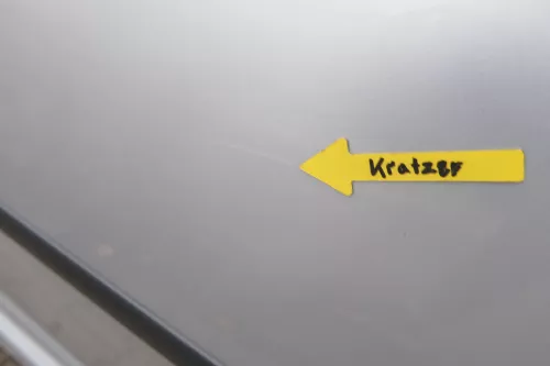 VW Golf 4 Limousine Tür hinten links silber LA7W (KEINkombi) (160621)