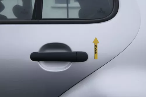 VW Golf 4 Limousine Tür hinten links silber LA7W (KEINkombi) (160621)