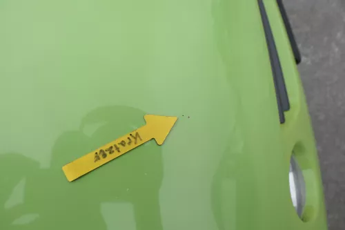 VW Lupo Motorhaube KLappe vorne grün LR6A (160626)