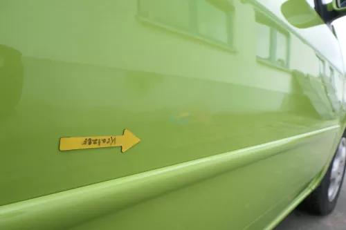 VW Lupo Seat Arosa Tür vorne rechts Beifahrertür grün LR6A (für elektr.Fenst (160629)