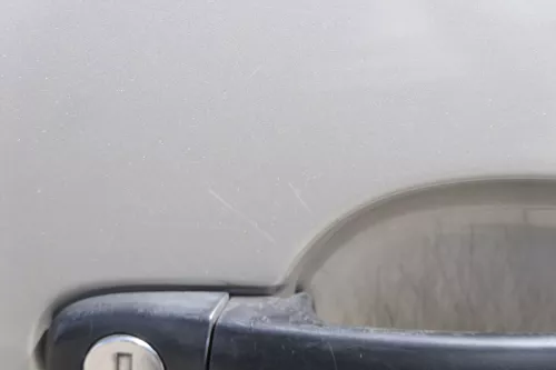 Skod Fabia 6Y Kombi Limousine Tür vorne rechts Beifahrertür gelb beige gold LF8F (160661)