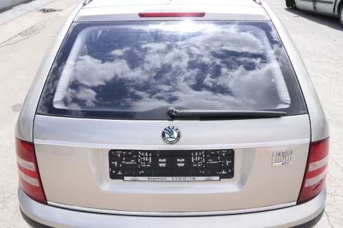 Skoda Fabia 6Y Combi Kombi Heckklappe Kofferraumklappe Klappe beige gold LF8R