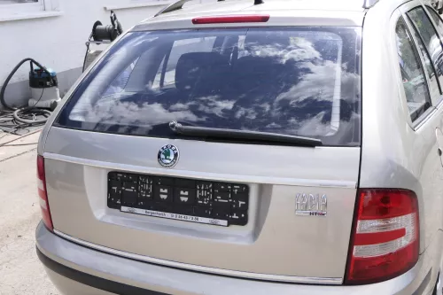 Skoda Fabia 6Y Combi Kombi Heckklappe Kofferraumklappe Klappe beige gold LF8R (160666)