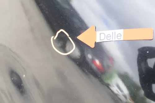 VW Polo 6N2 Kotflügel vorne links schwarz LC9Z (bis unterm Schweller) (160792)