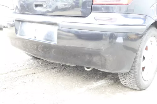 VW Polo 6N2 Stoßstange hinten Heckstoßstange Stoßfänger schwarz LC9Z (160796)