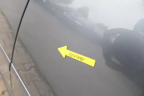 Audi A6 4B C5 Tür Türblatt hinten links grau LX7Z nur Türblatt (160838)