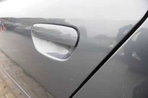 Audi A6 4B C5 Tür Türblatt hinten links grau LX7Z nur Türblatt (160838)