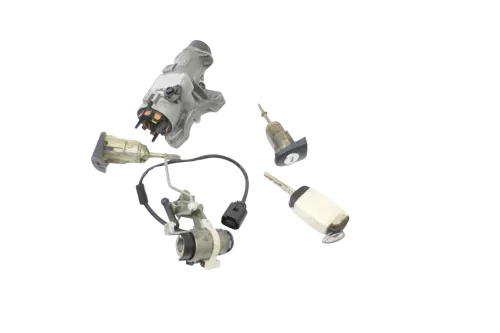 VW Golf 4 Lim Schloßsystem 2x Türschloß 1x Schlüssel Schloß Zündschloß Hecksch ü (160961)