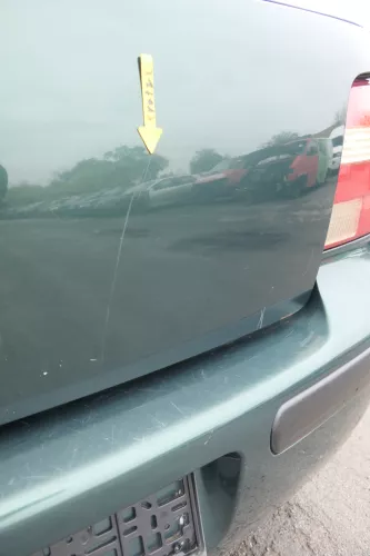 VW Golf 4 Limousine Heckklappe Kofferraumklappe Klappe hinten grün LC6M ohneAn (161060)