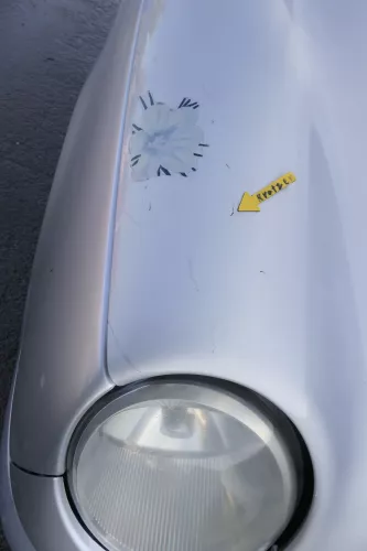 VW Lupo Motorhaube KLappe vorne silber LA7W reflexsilber grau (161128)