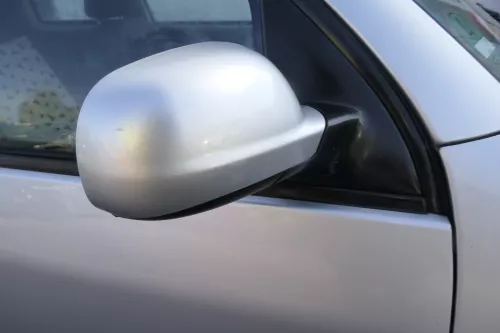 VW Lupo 6X Arosa manueller Spiegel Außenspiegel rechts silber LA7W grau (161137)