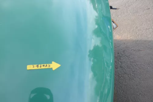 VW T4 Transporter Pritsche Motorhaube Haube Klappe vorne grün  (161194)