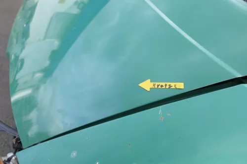 VW T4 Transporter Pritsche Motorhaube Haube Klappe vorne grün  (161194)