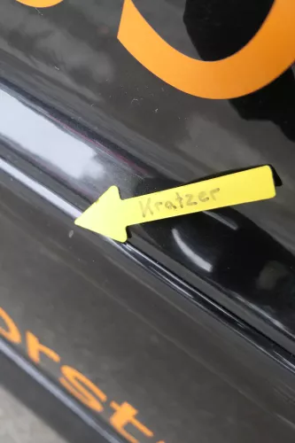 VW Polo 6N 6N2 Tür vorne links Fahrertür 2/3-Türer schwarz LC9Z blackmagic (161241)