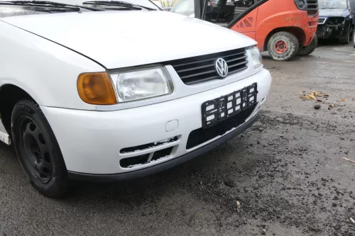 VW Polo 6N Stoßstange vorne breite Styling XXL Frontstoßstange weiß LB9A (161252)