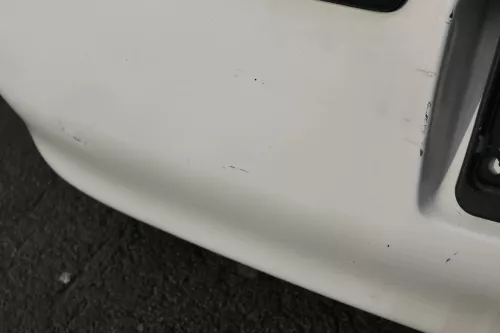 VW Polo 6N2 Stoßstange hinten Heckstoßstange Stoßfänger weiß LB9A (161333)