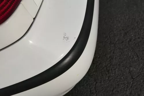 VW Polo 6N2 Stoßstange hinten Heckstoßstange Stoßfänger weiß LB9A (161333)